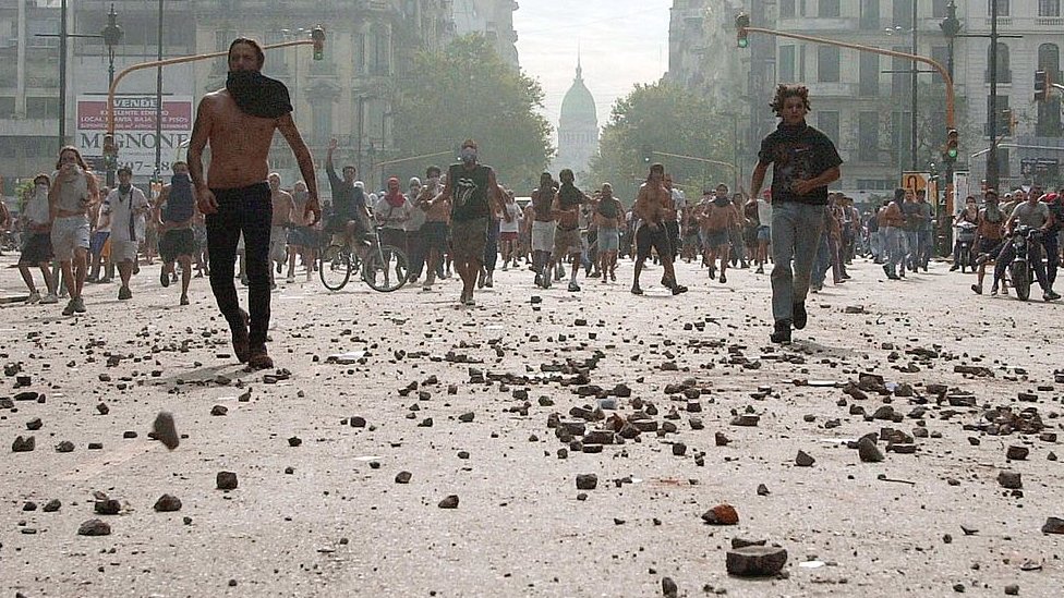 Protesta en Buenos Aires