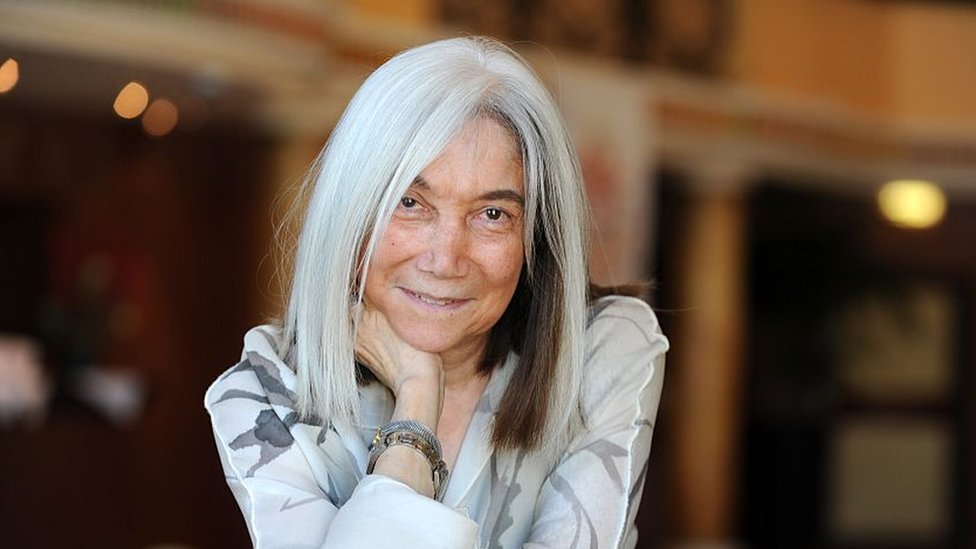 María Kodama durante el Festival de Cine Latinoamericano en Biarritz, Francia, 2014