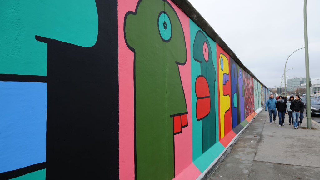 Pedazo del Muro de Berlín