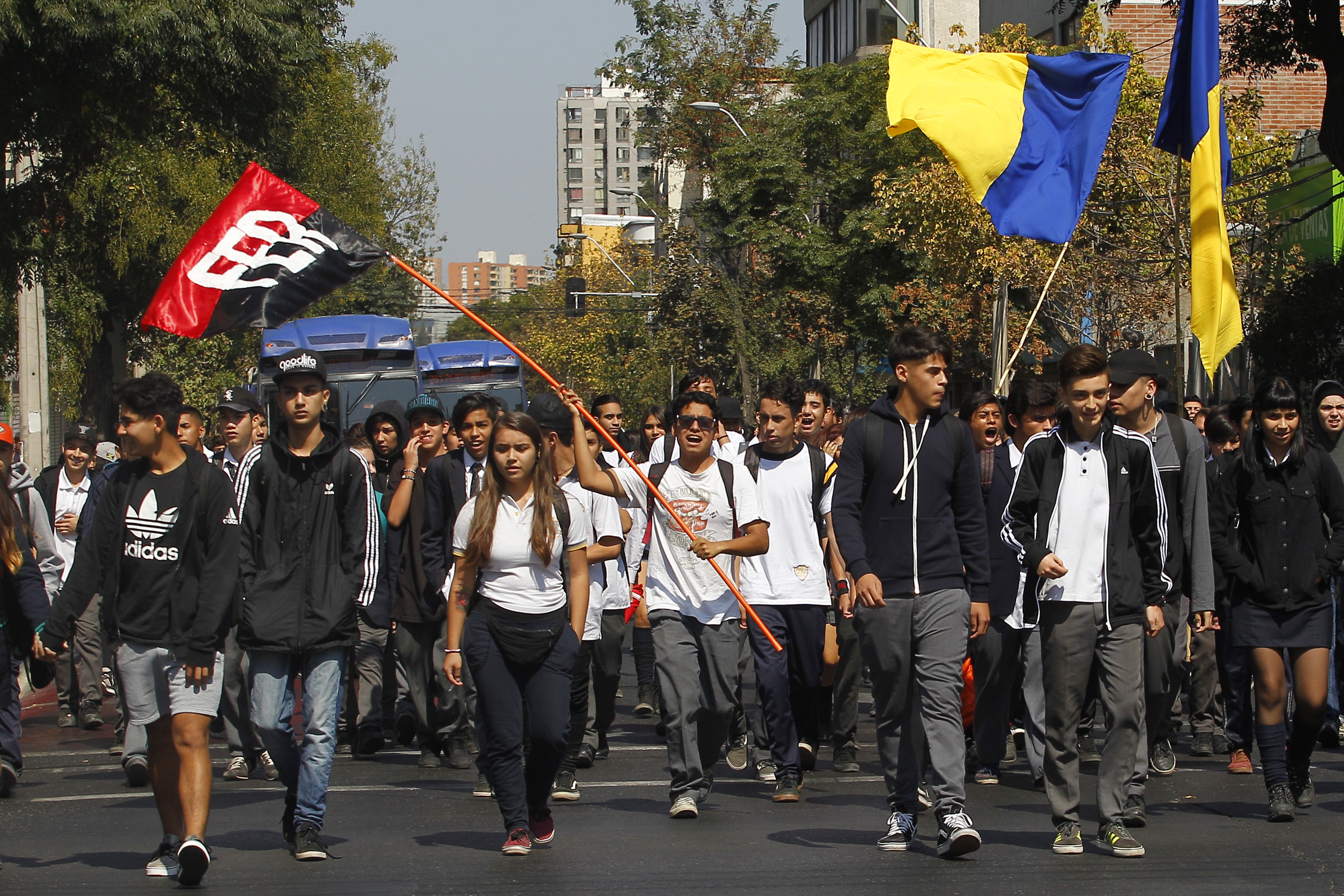 Manifestación Día del Joven Combatiente