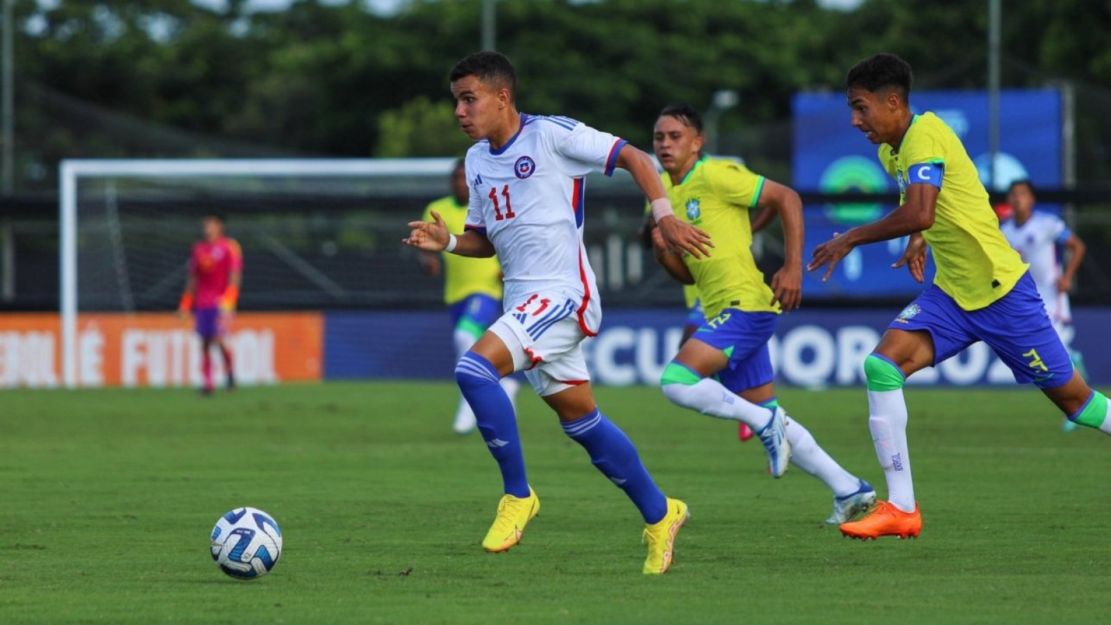 Sudamericano Sub 17 Selección Chilena tropieza contra Brasil en el
