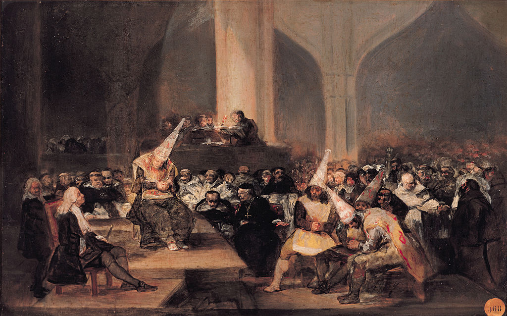 Auto de fe de la Inquisición, obra de Francisco de Goya.