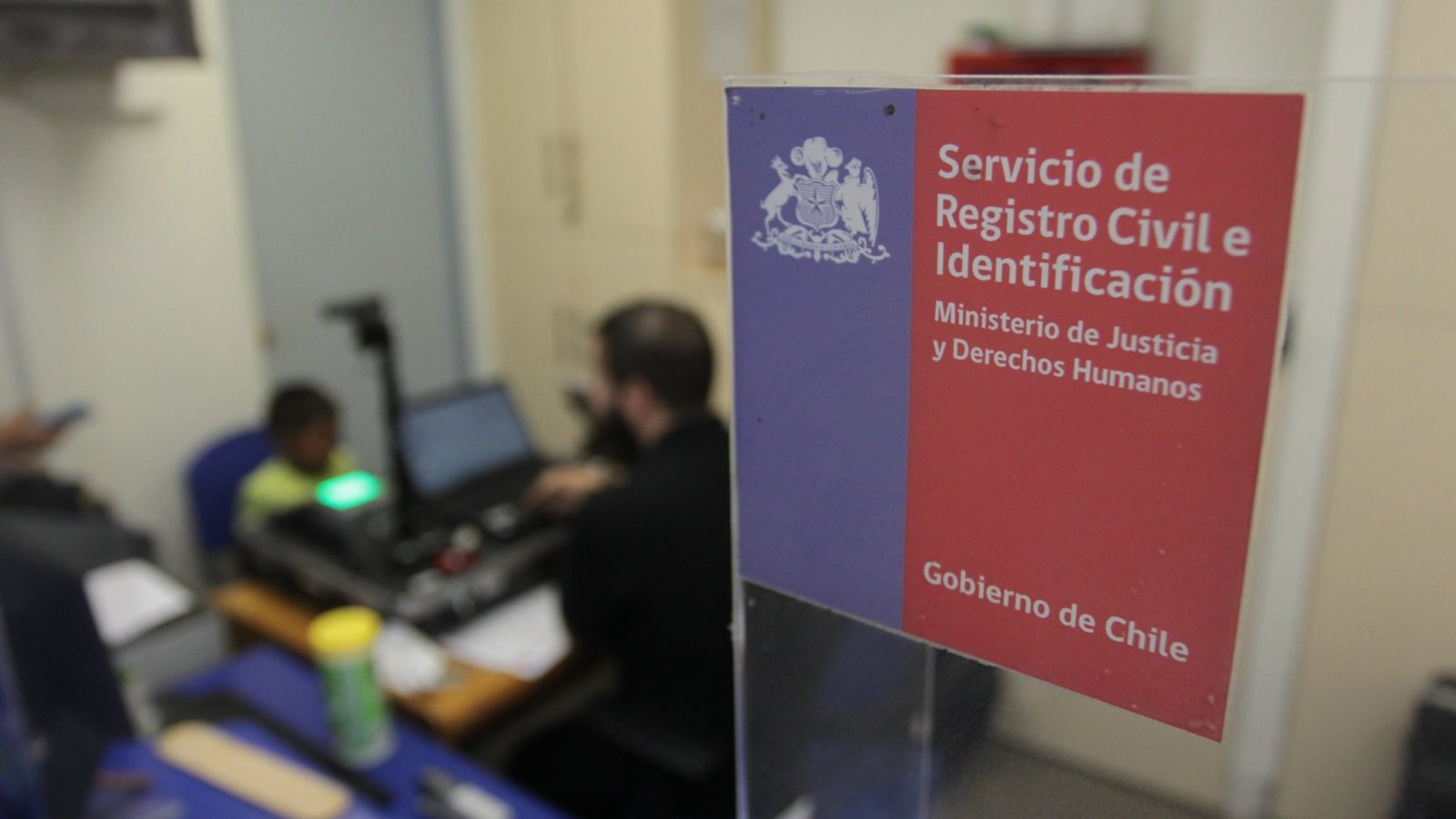 Oficina del Registro Civil.