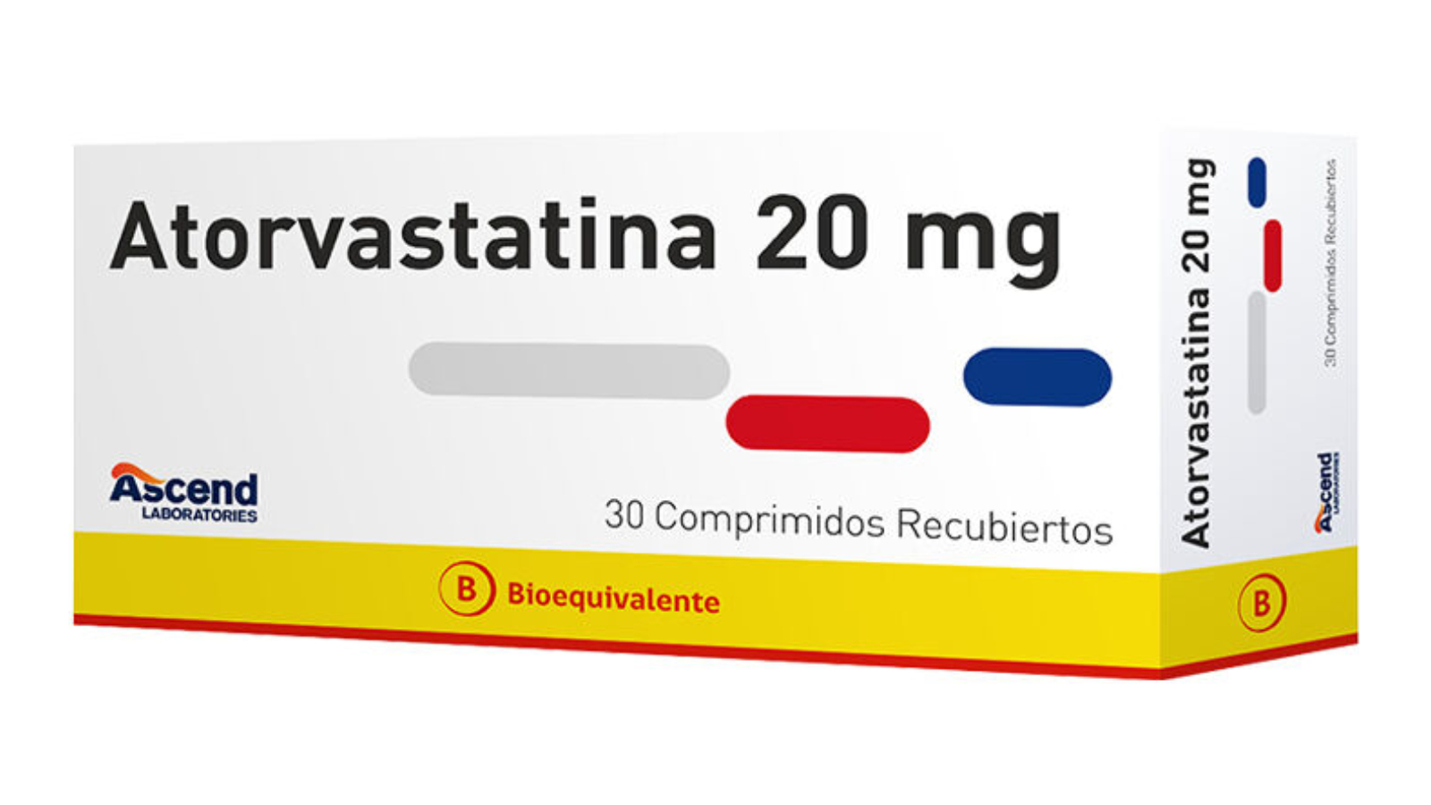 Caja de medicamento "Atorvastatina"