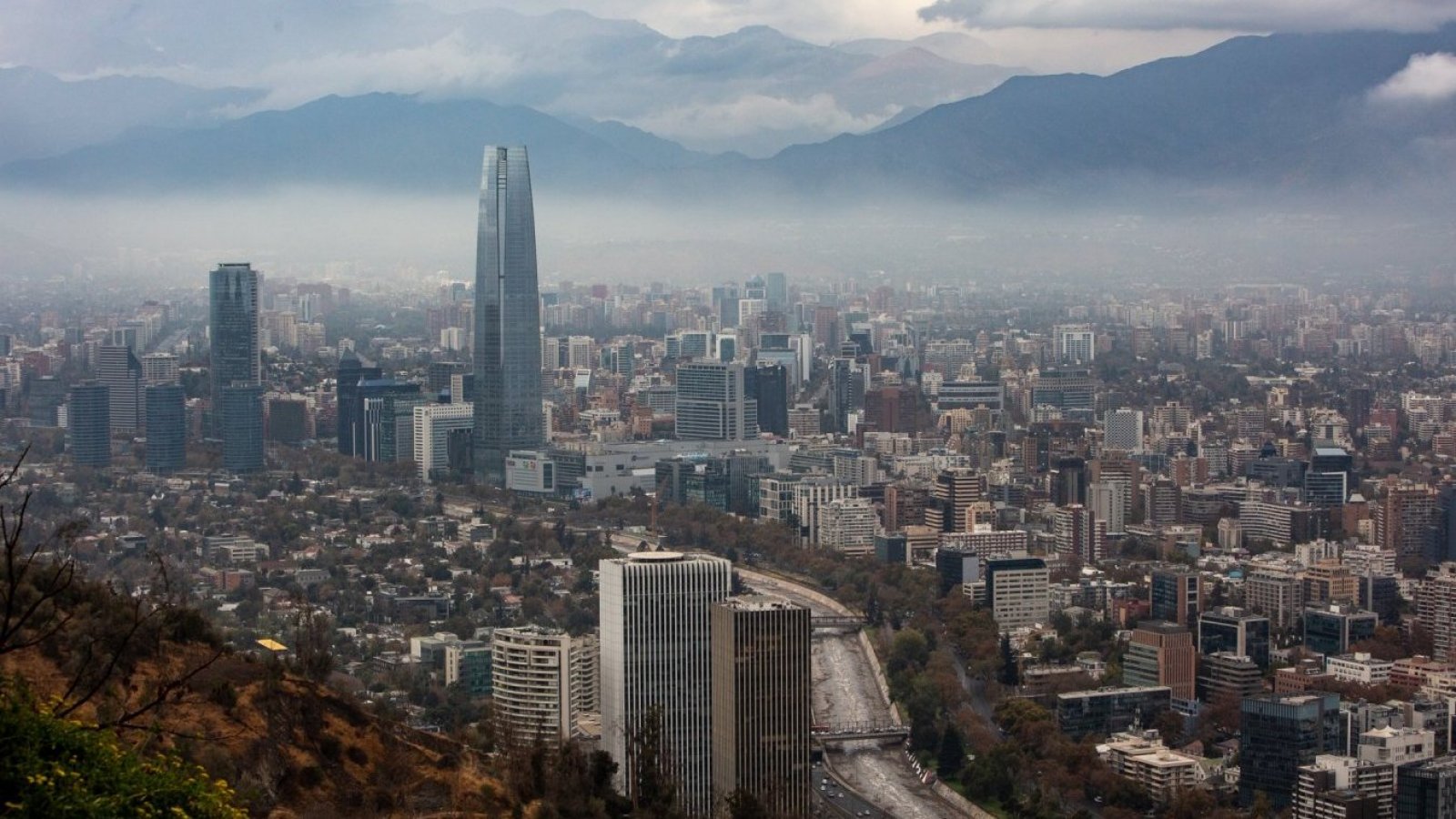 Santiago tras la lluvia.