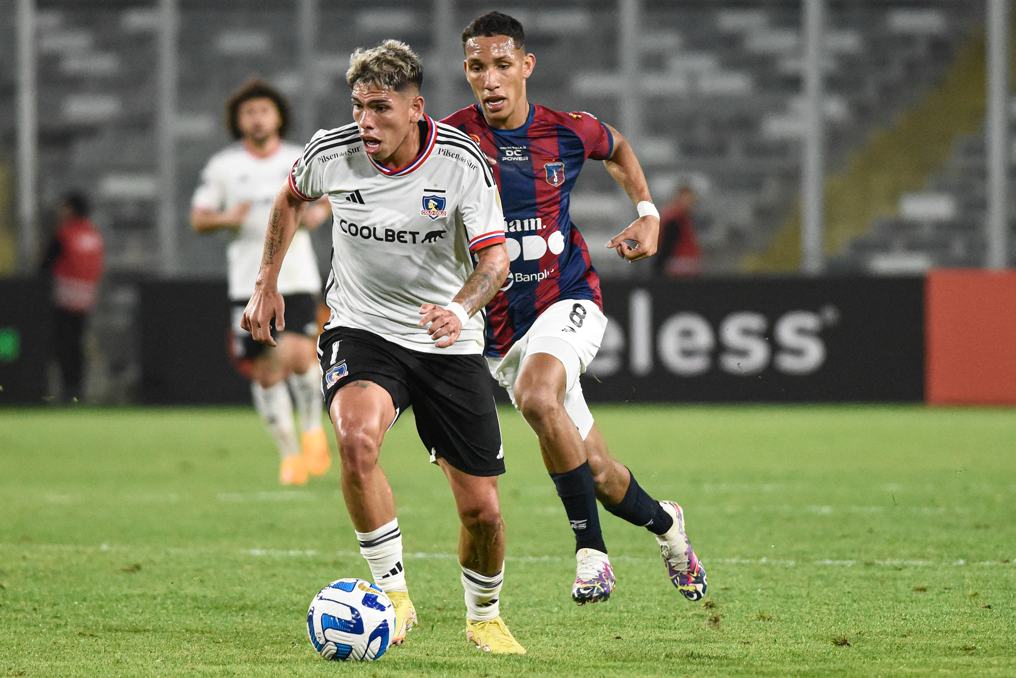 Colo Colo jugando Copa Libertadores.