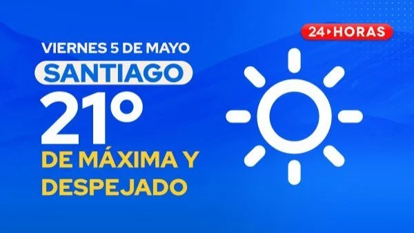 Fotografía panorámica de Santiago