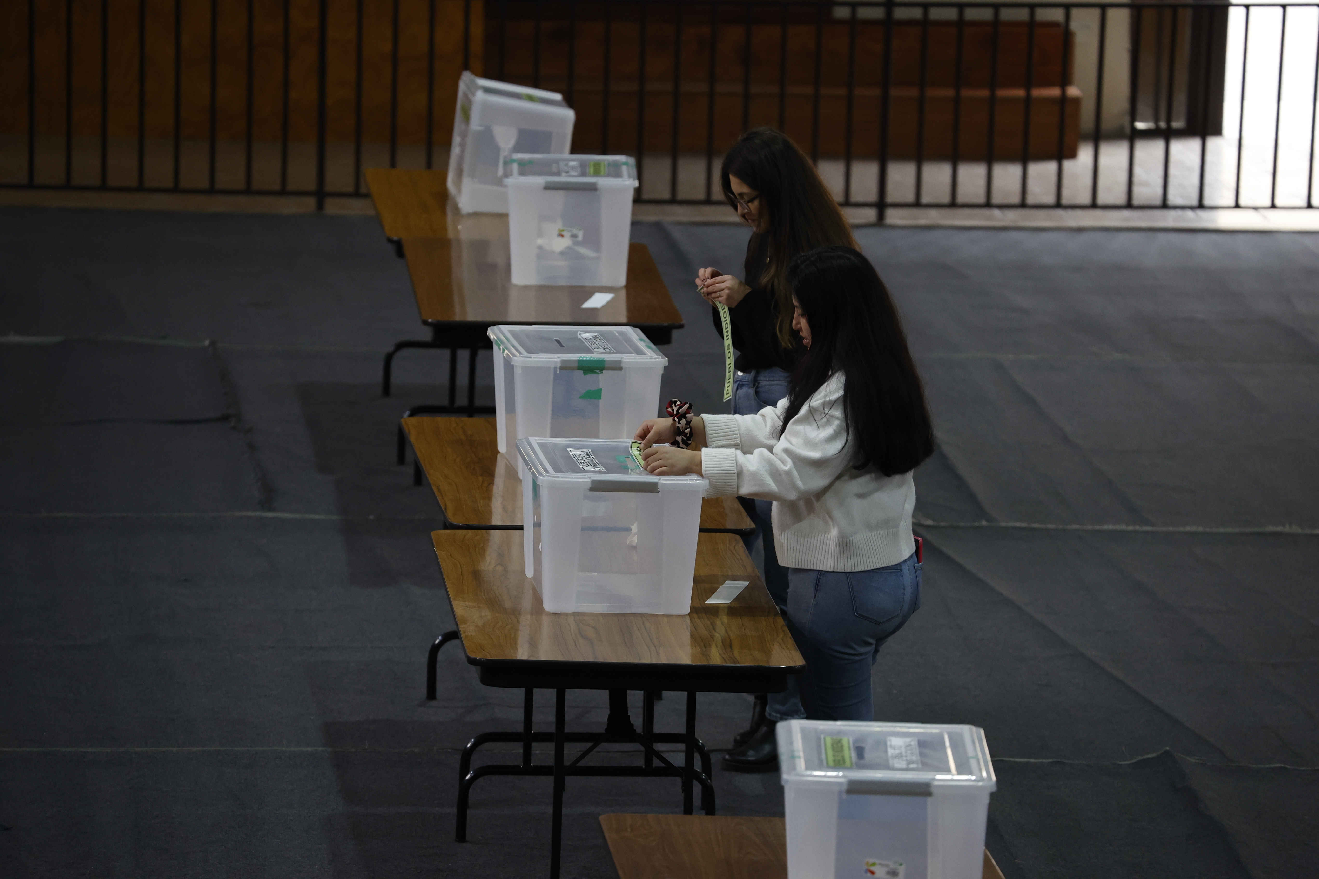 Preparación de locales de votación para elección 2023