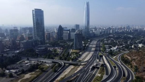 Postal de la ciudad de Santiago