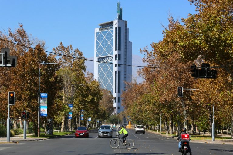 Fotografía del centro de Santiago