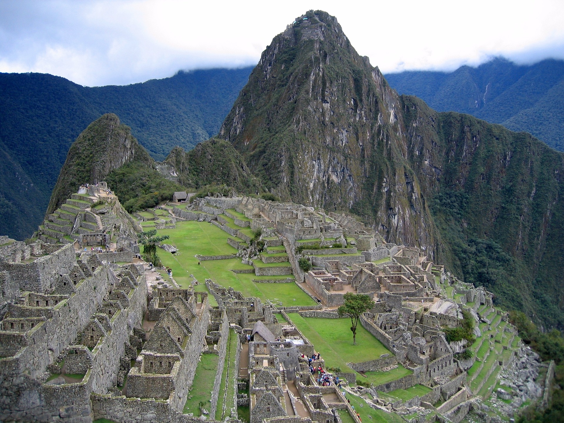 Montañas de Machu Pichu en Perú.