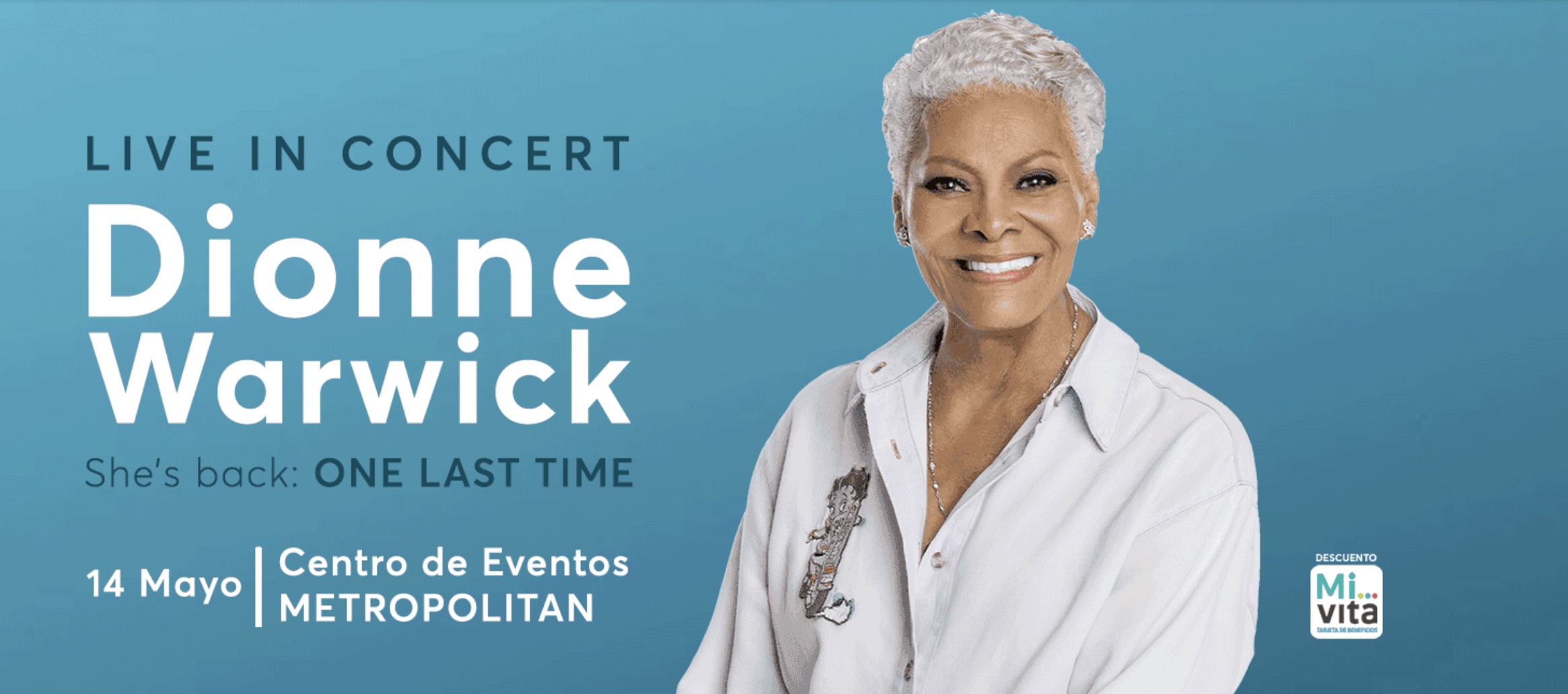 Poster de Dionne Warwick en Chile