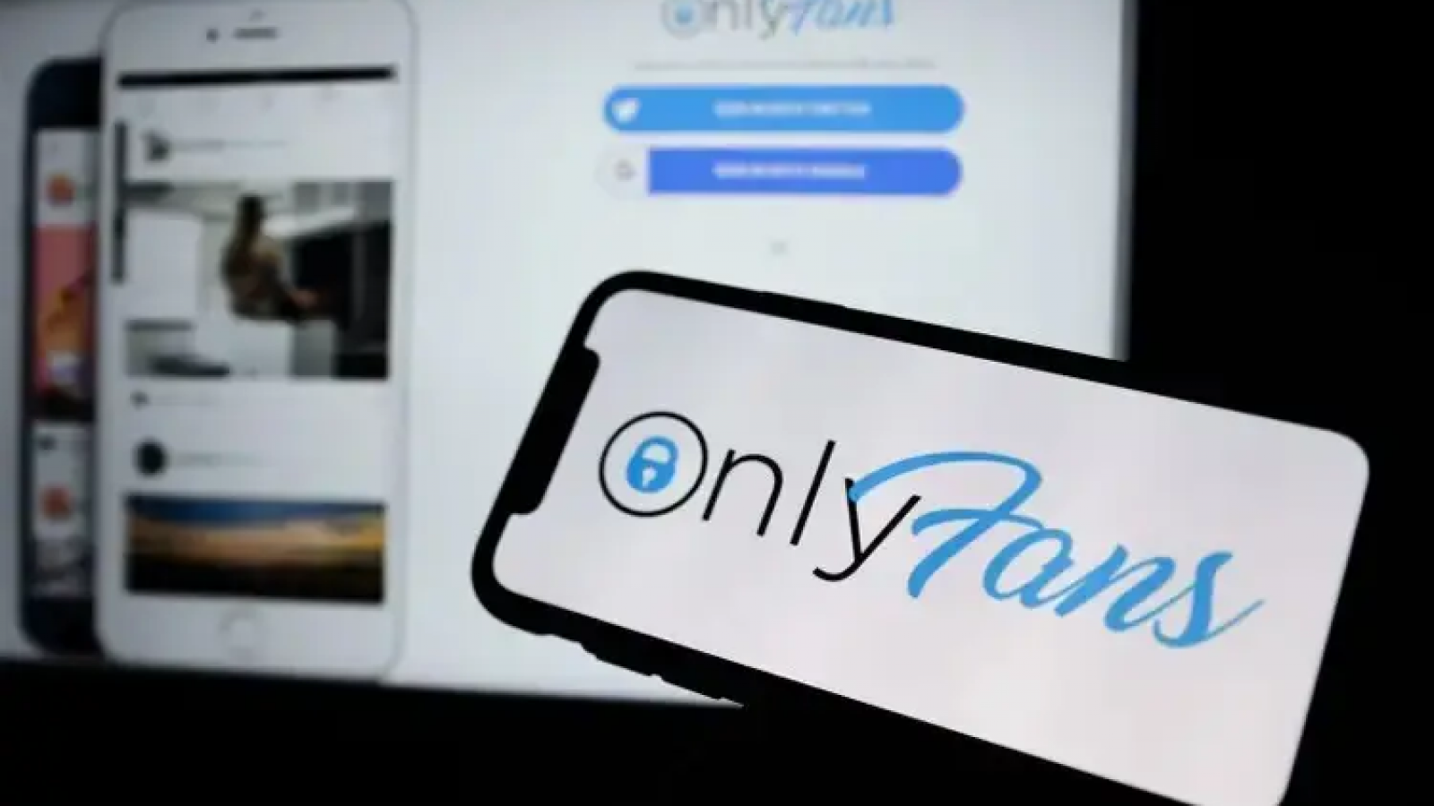 Logo de OnlyFans en celular
