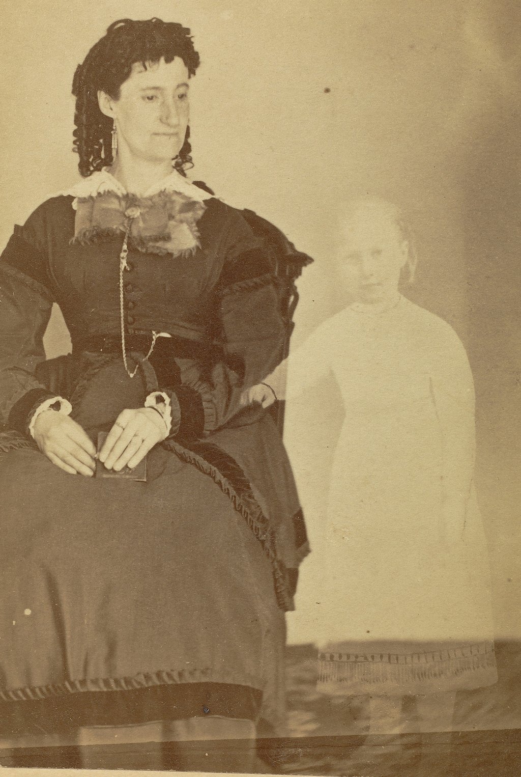 Mrs. Tinkman; William H. Mumler. 1862-1875.