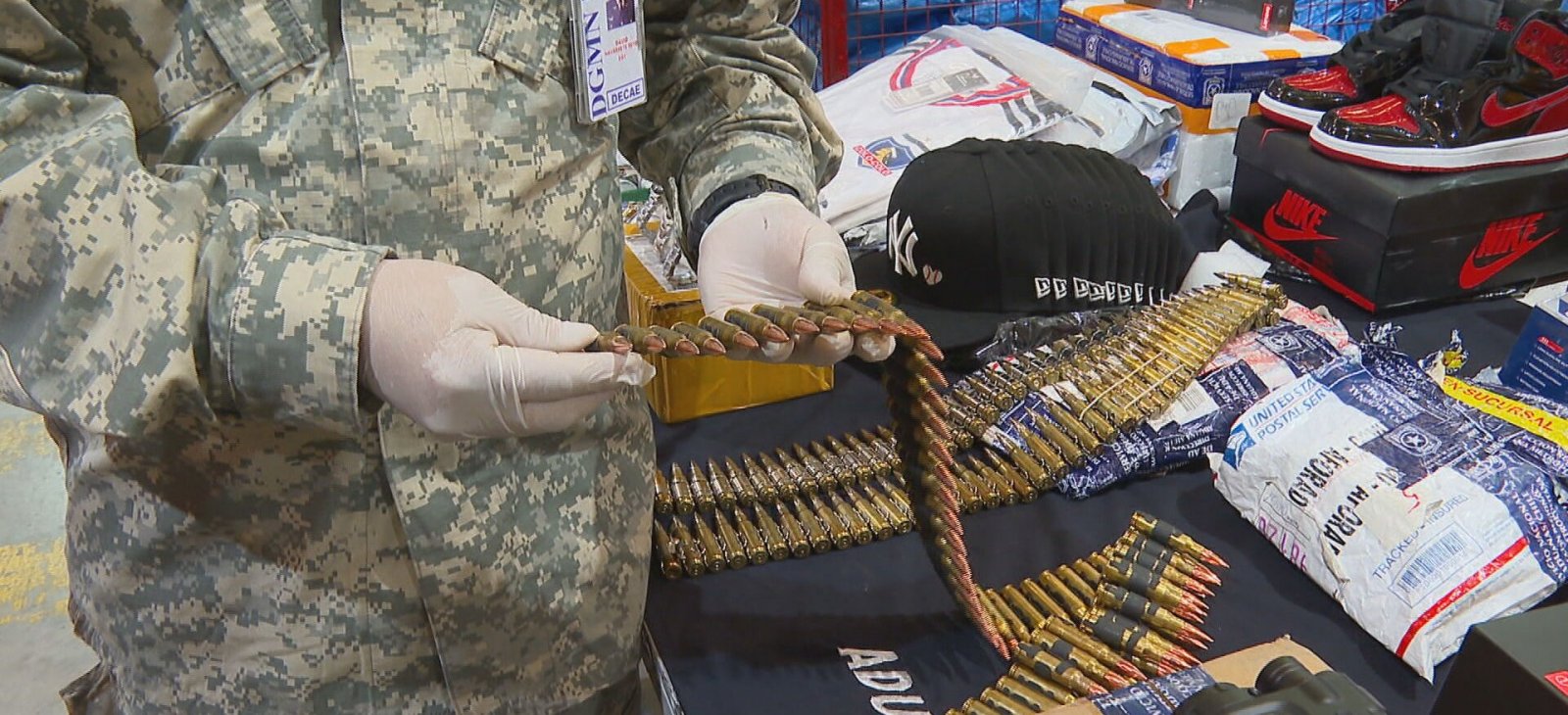 Guerra al contrabando del crimen organizado en el aeropuerto