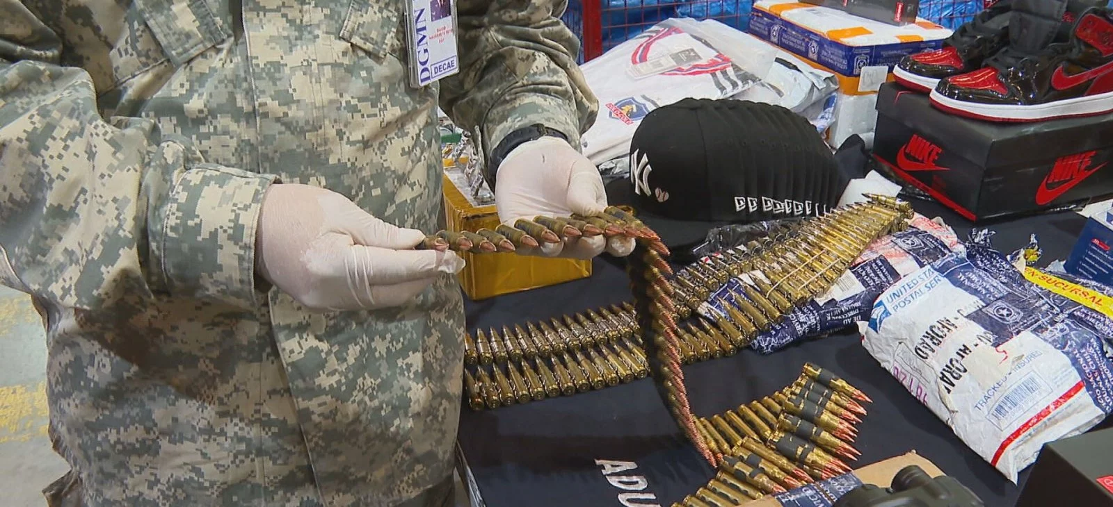 Guerra al contrabando del crimen organizado en el aeropuerto