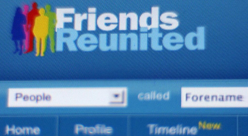 Pantalla de Friends Reunited