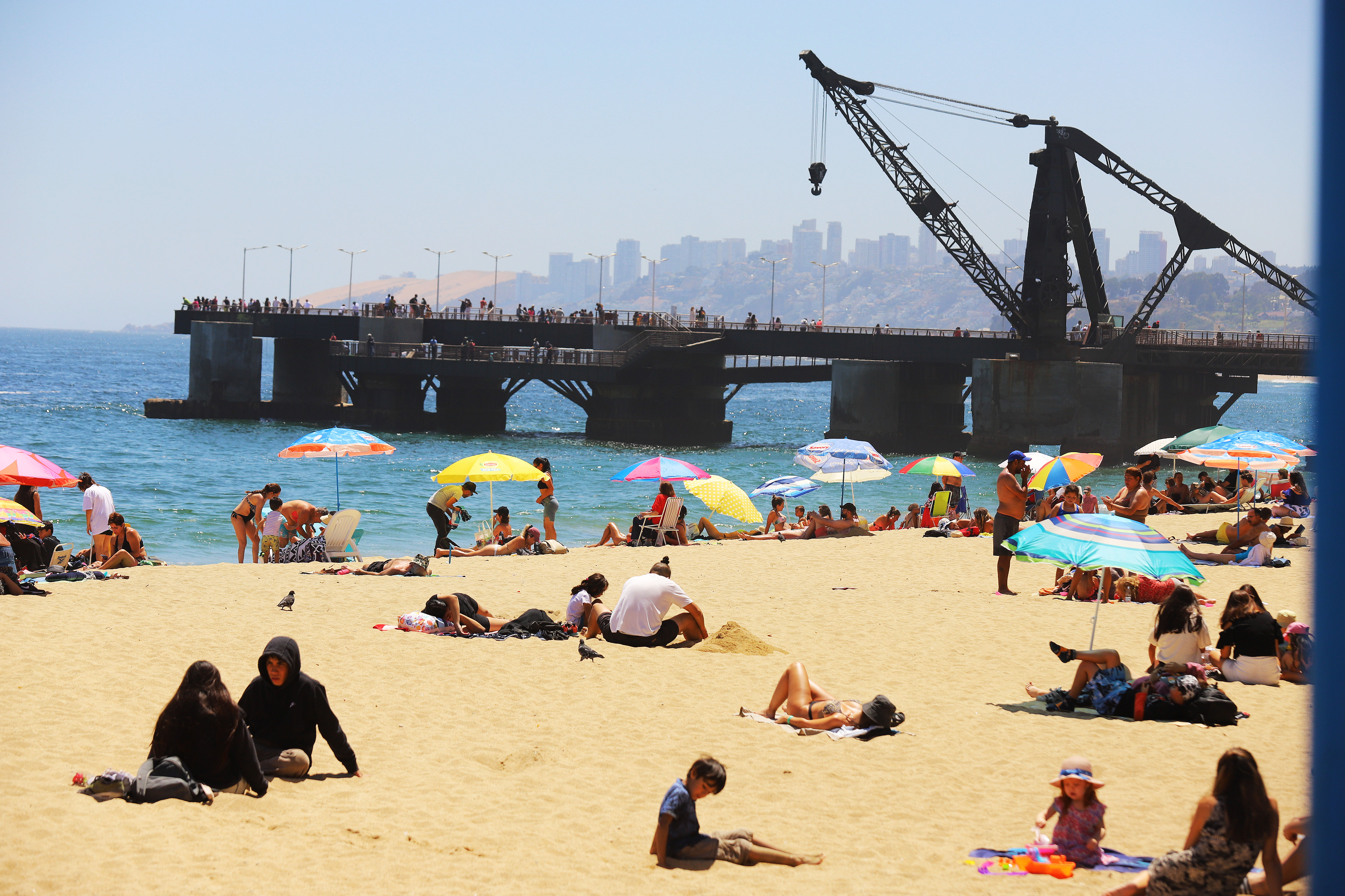 Playa de Viña del Mar.