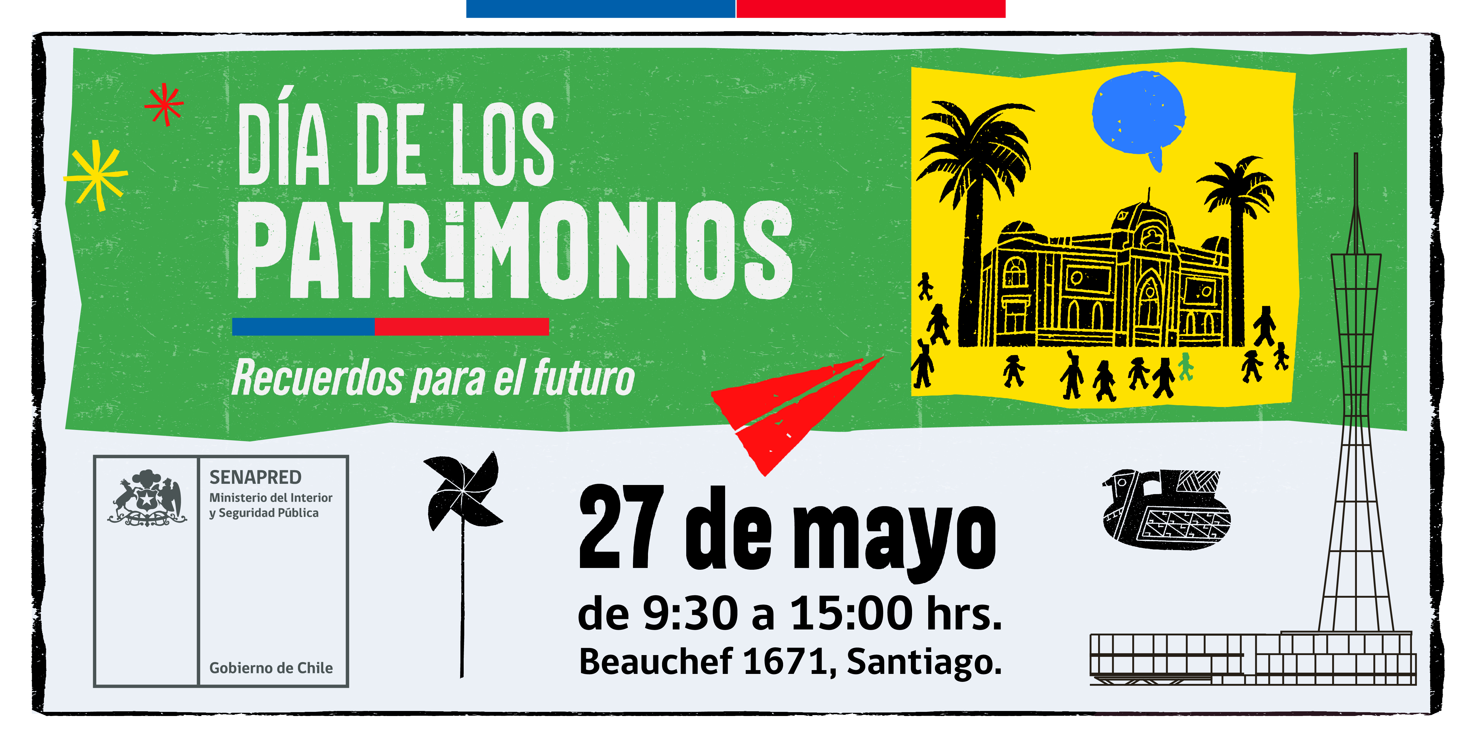 Afiche SENAPRED del Día del Patrimonio