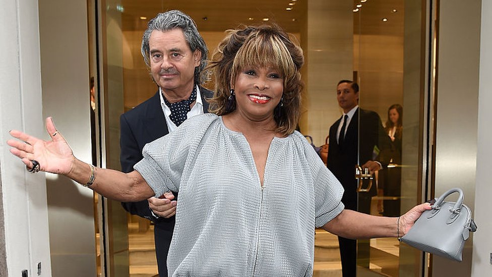 Tina turner y Erwin Bach