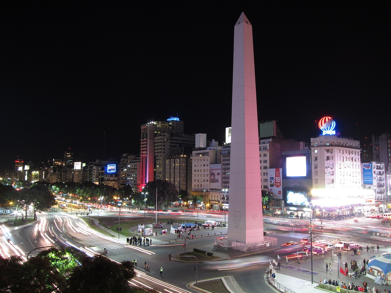 Obelisco de Buenos Aires en Argentina.