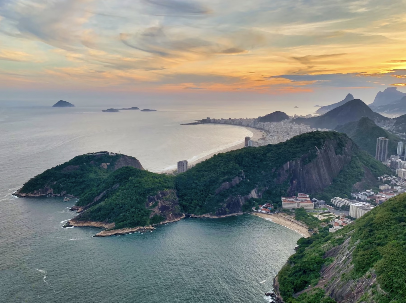 Playa Copacabana en Brasil