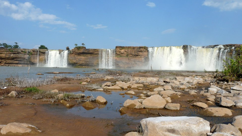 Una casacada en el estado Chhattisgarh