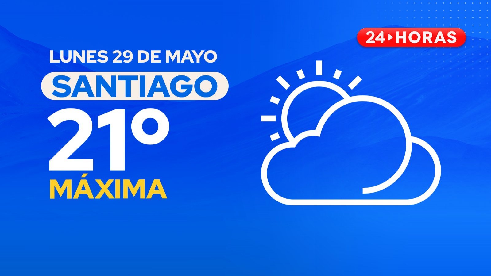 El tiempo en Santiago hoy.