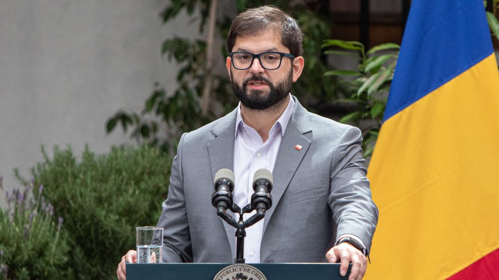 El presidente de Chile, Gabriel Boric.