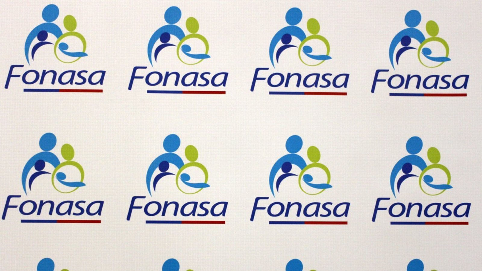 Logo de Fonasa repetido varias veces.