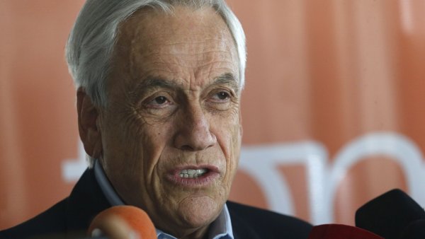 Sebastián Piñera en conferencia de prensa
