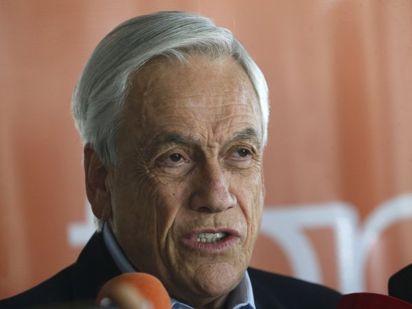 Sebastián Piñera en conferencia de prensa