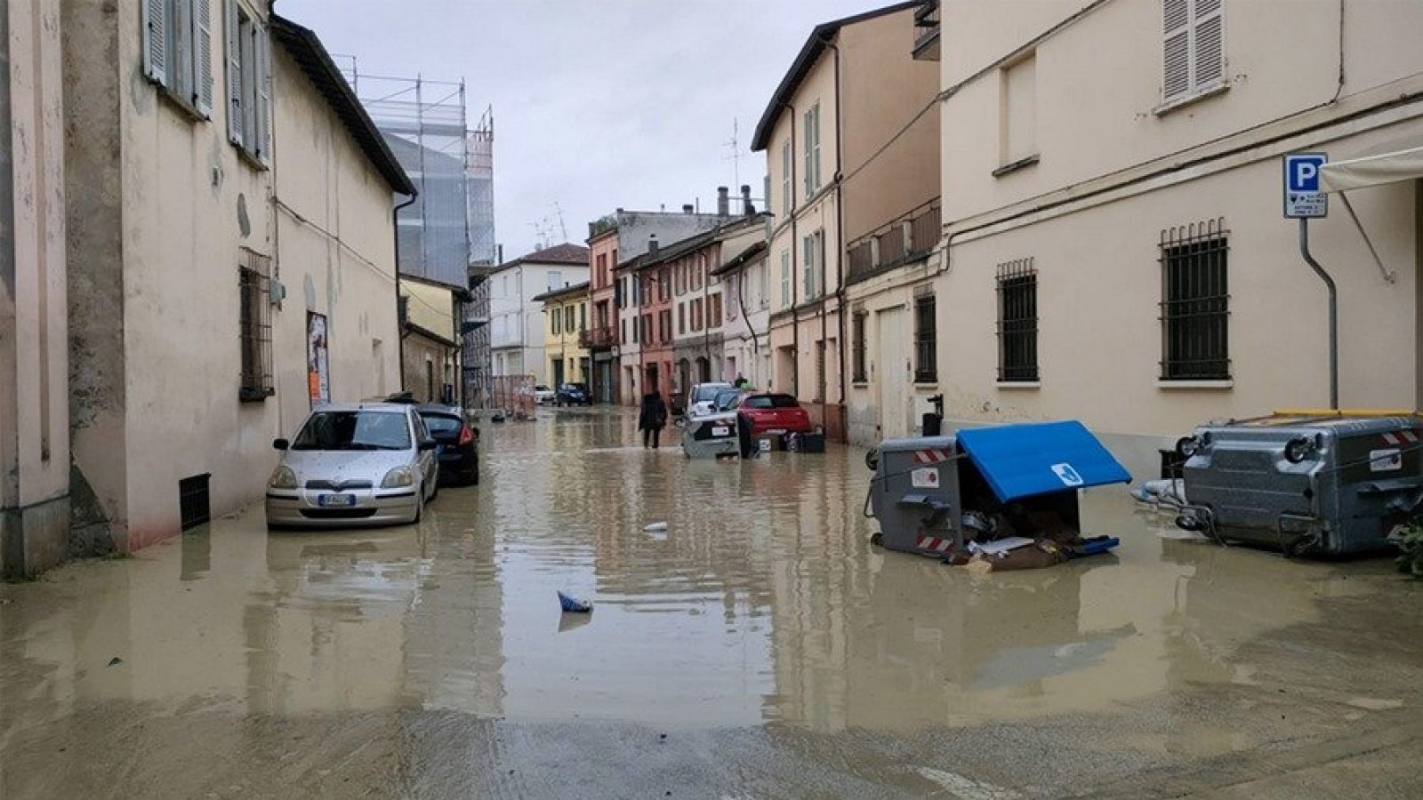 Inundaciones al noroeste de Italia