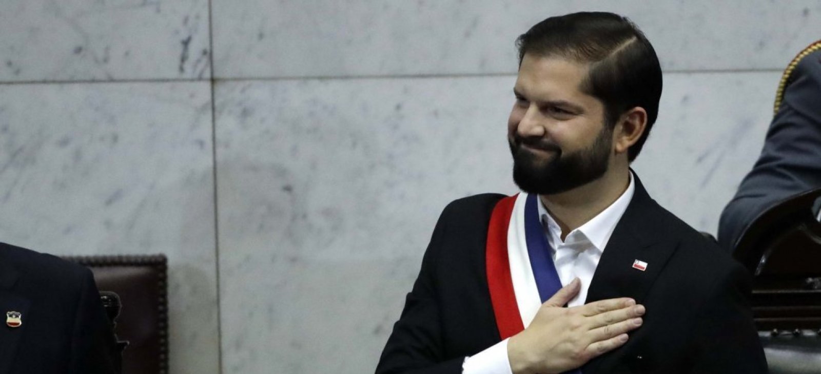 Presidente Gabriel Boric en la Cuenta Pública 2023.