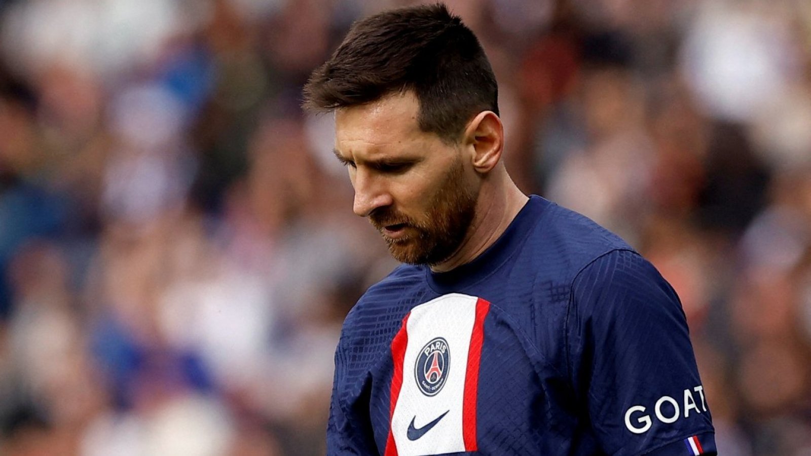 Lionel Messi jugando en PSG