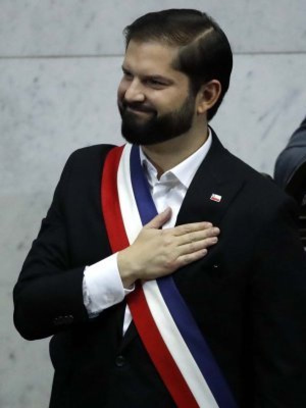 Presidente Gabriel Boric en la Cuenta Pública 2023.
