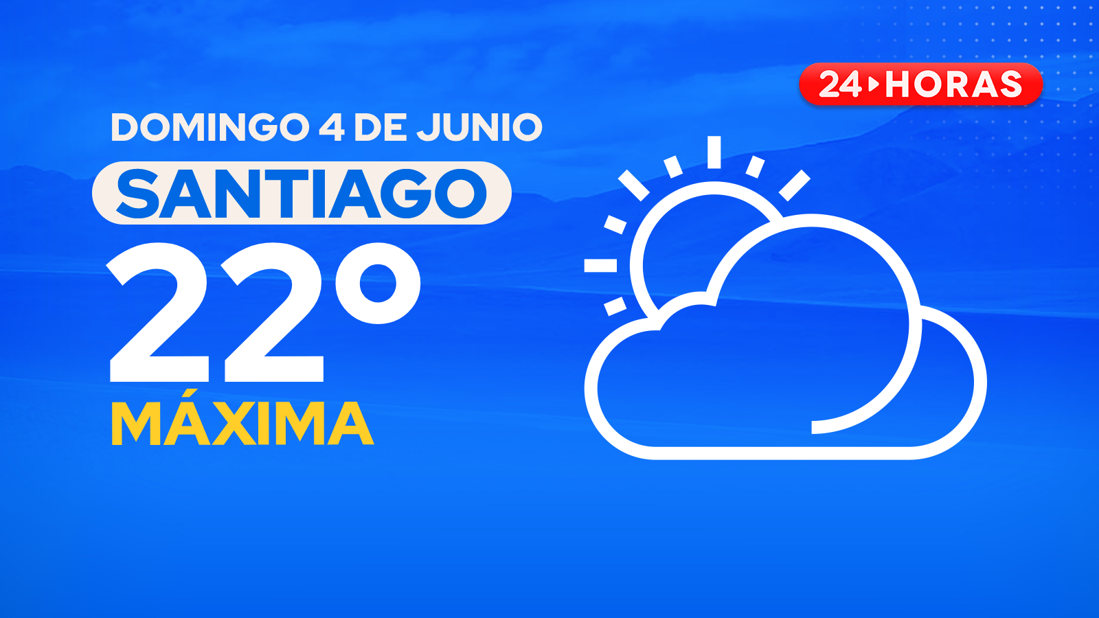 El tiempo en Santiago para el domingo 4 de junio 2023