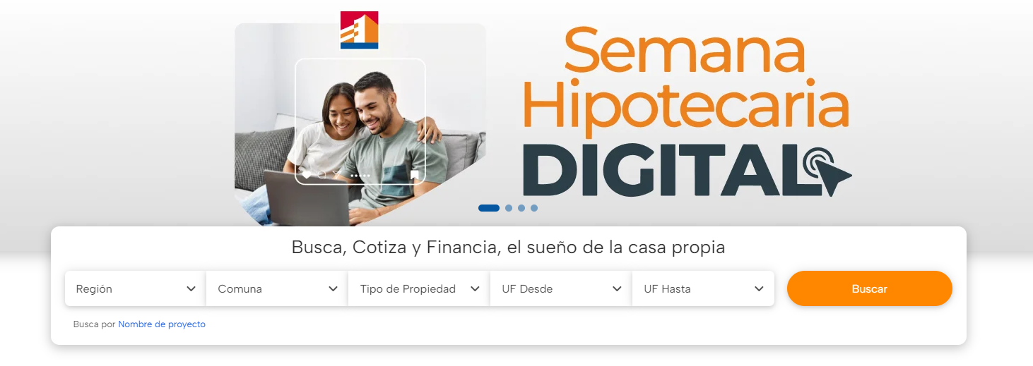 Captura del sitio de la semana hipotecaria digital.