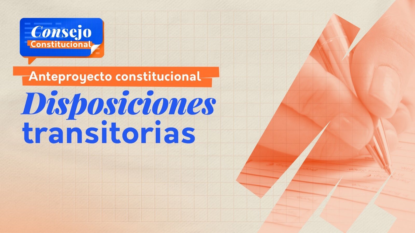 Disposiciones transitorias del Anteproyecto constitucional.
