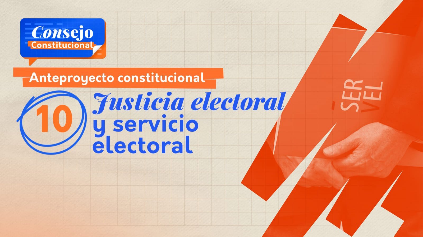 Capítulo X de Justicia Electoral y Servicio Electoral
