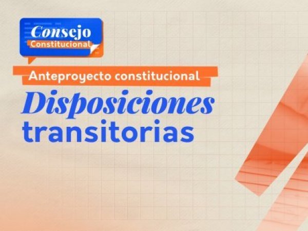 Disposiciones transitorias del Anteproyecto constitucional.