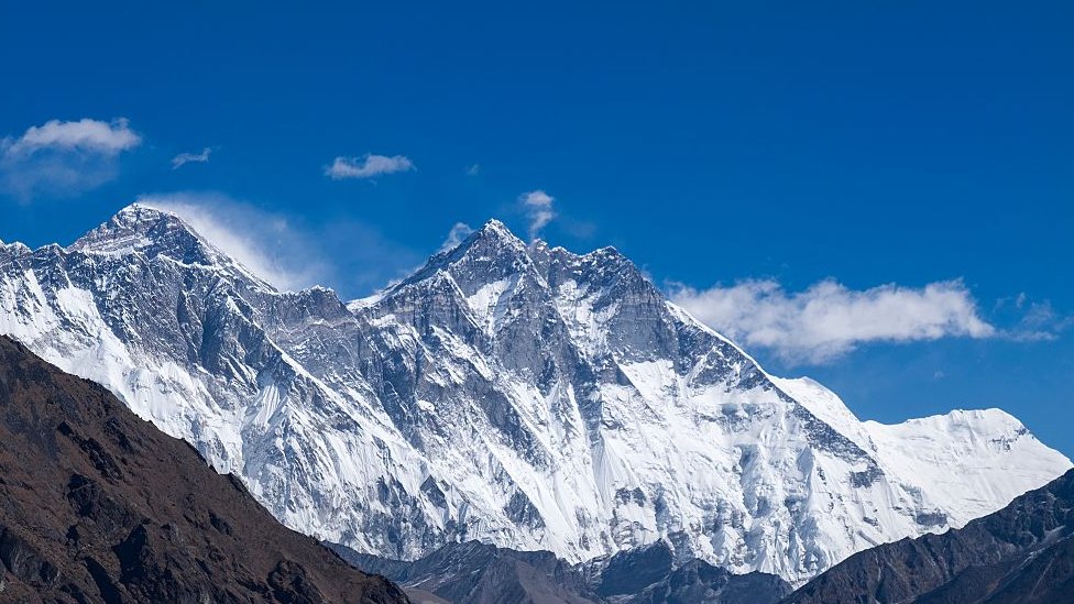 Everest at the far back