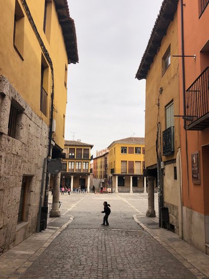 Plaza Mayor de Tordesillas.