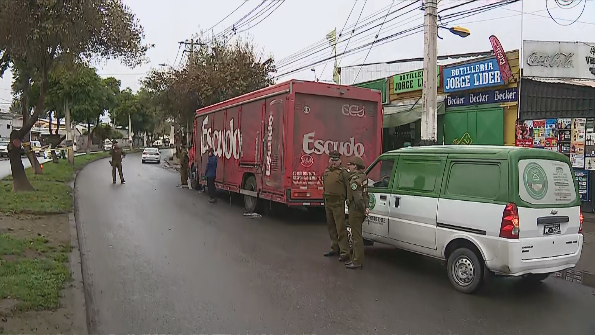 Camión asaltado en Maipú.