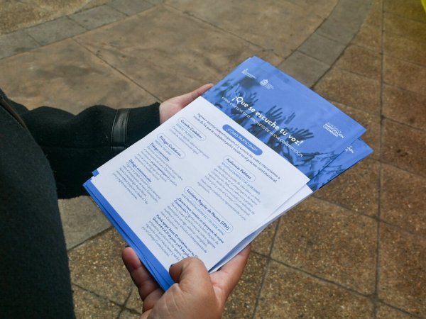 Folleto con los mecanismos de participación popular