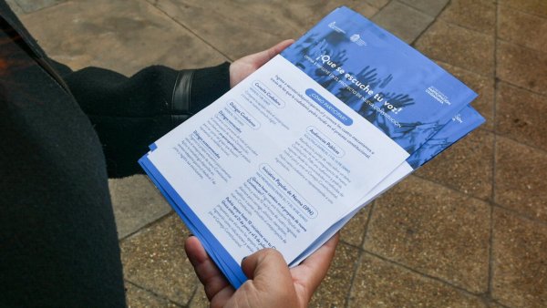 Folleto con los mecanismos de participación popular