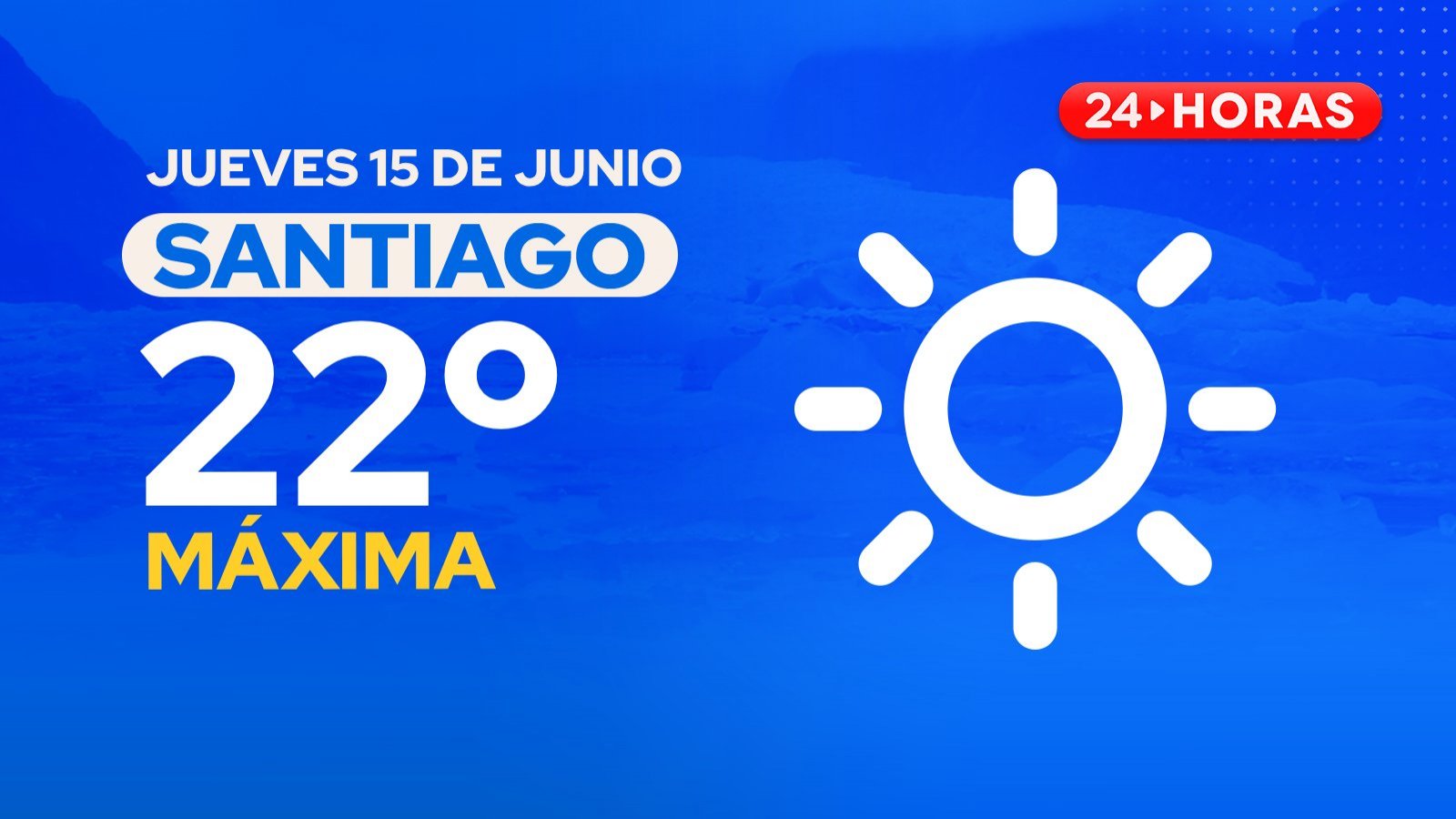 El tiempo en Santiago para el jueves 15 de junio de 2023