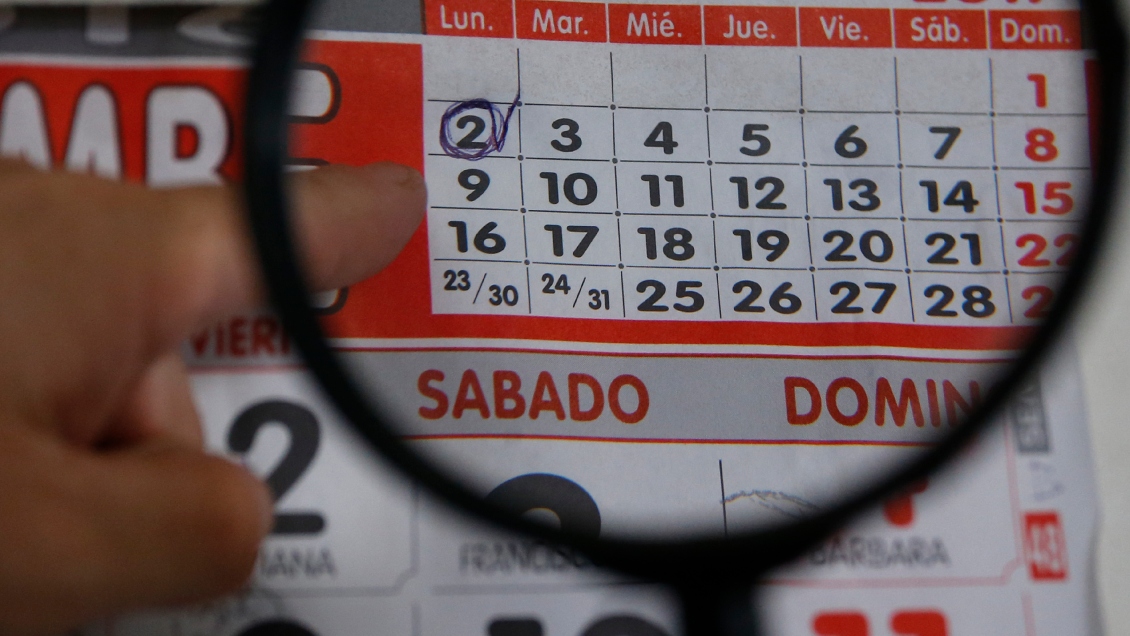 Calendario por mes