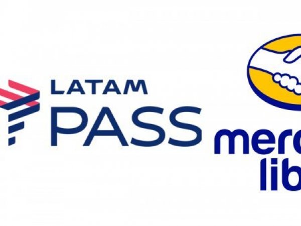 Logos de LATAM y Mercado Libre