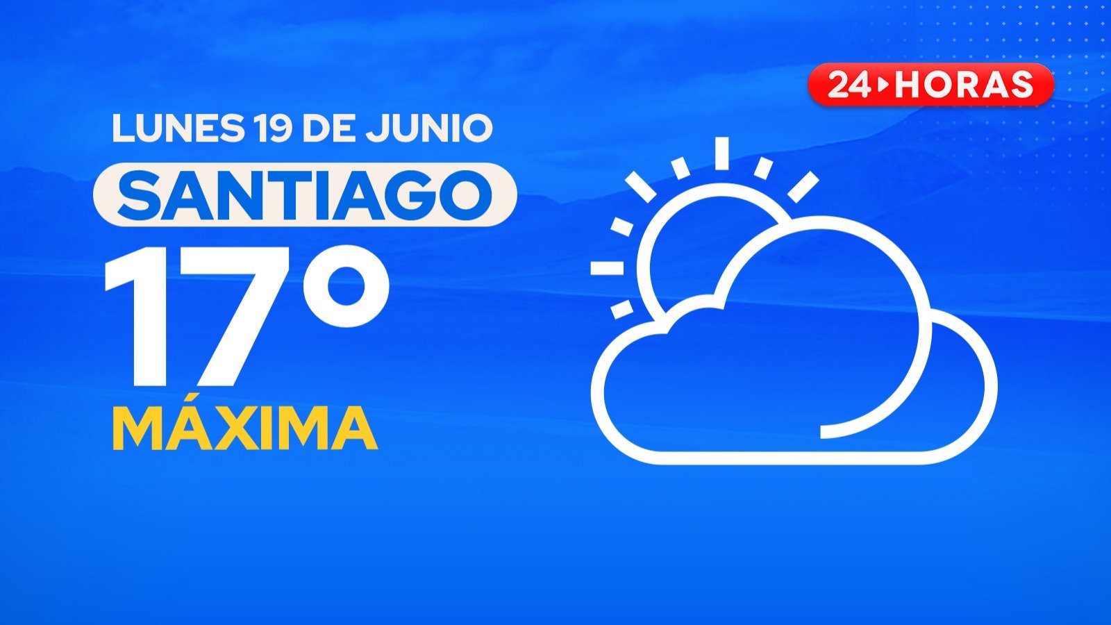 El tiempo en Santiago: lunes 19 de junio 2023